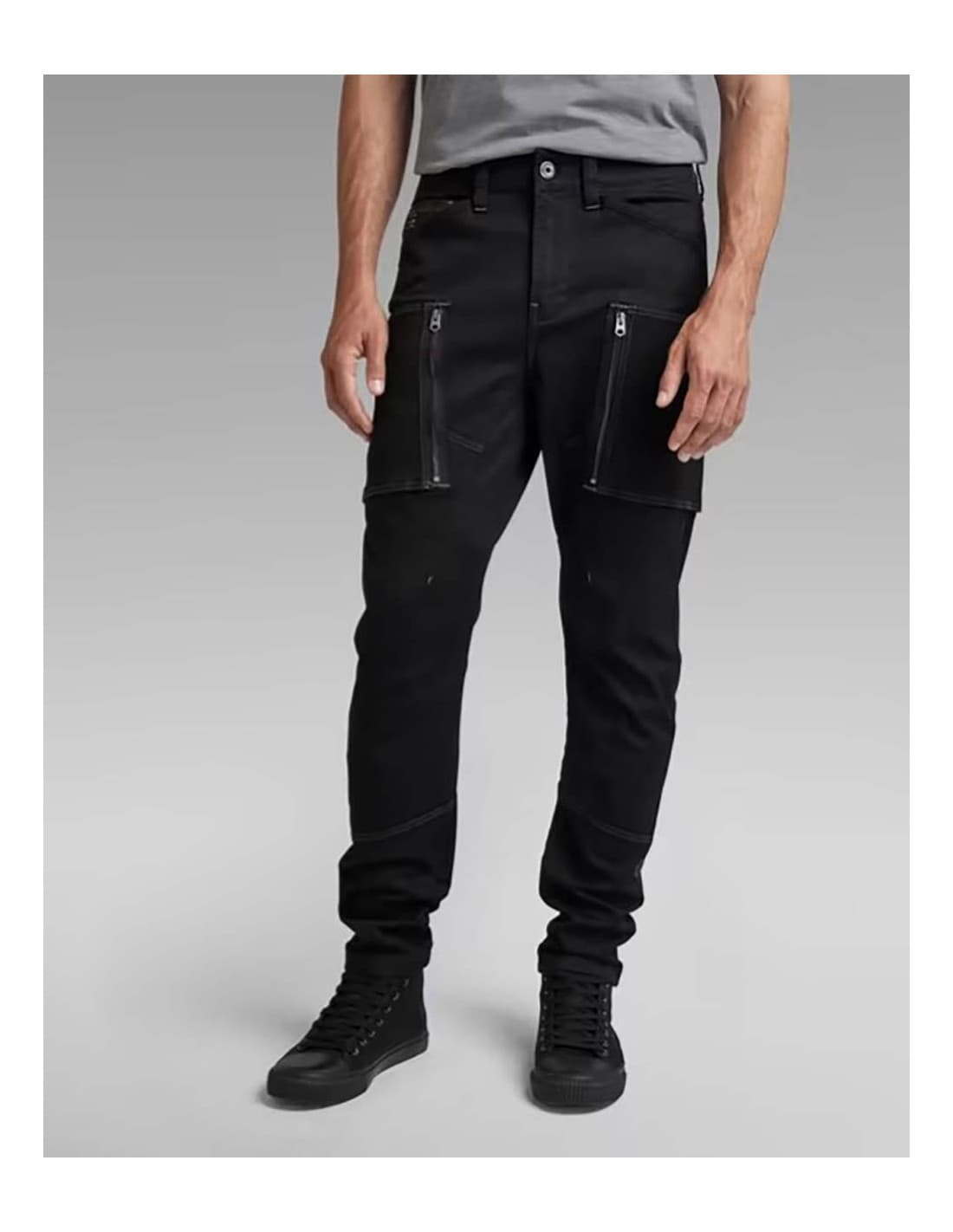 Pantalon cargo skinny 3D à fermeture éclair G-STAR 4