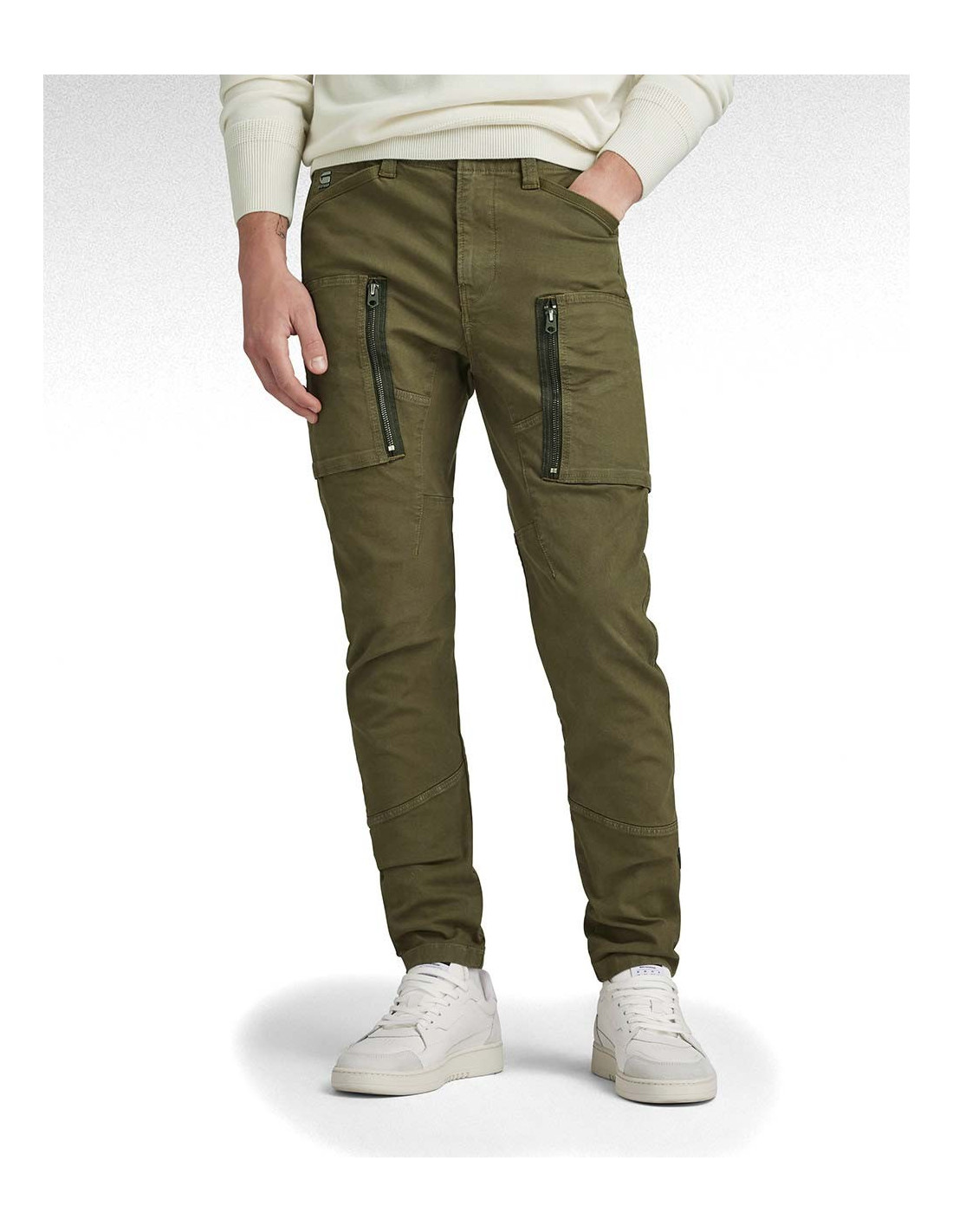 Pantalon cargo skinny 3D à fermeture éclair G-STAR 11
