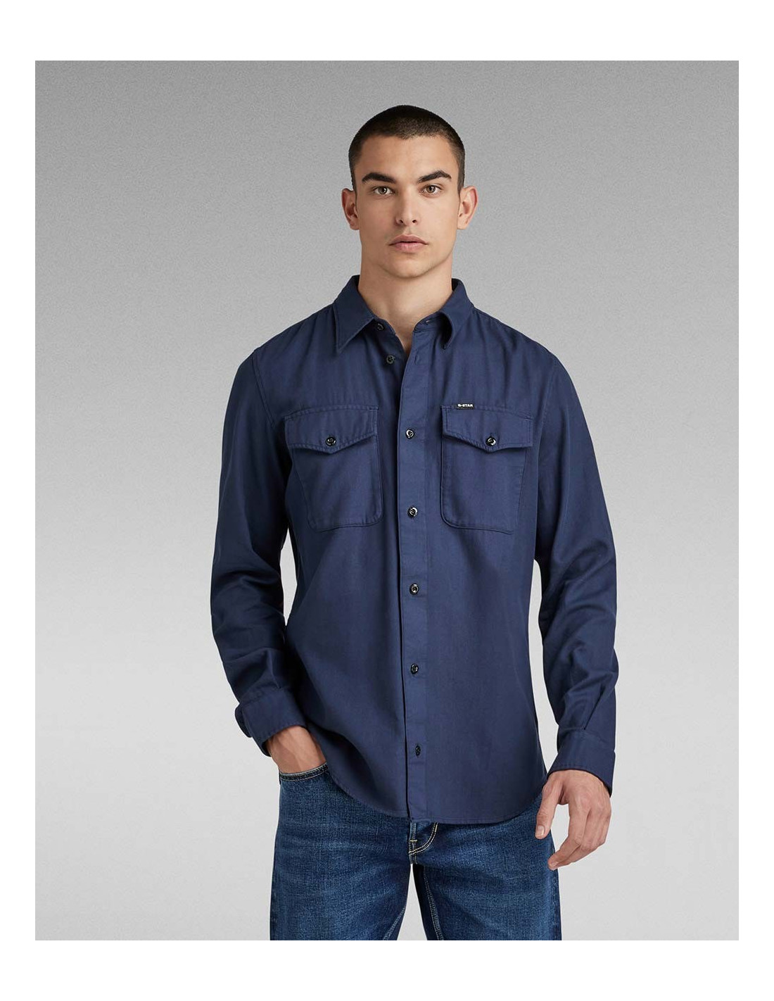 Chemise slim marine G-STAR 2