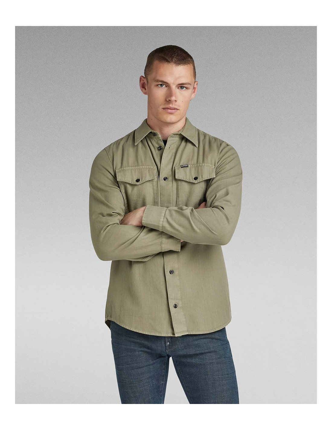 Chemise slim marine G-STAR 8