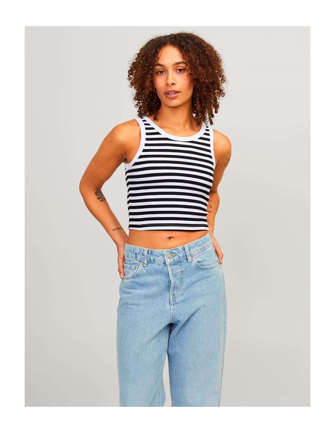 Haut JJXX Fallon Str SL Stripe 3