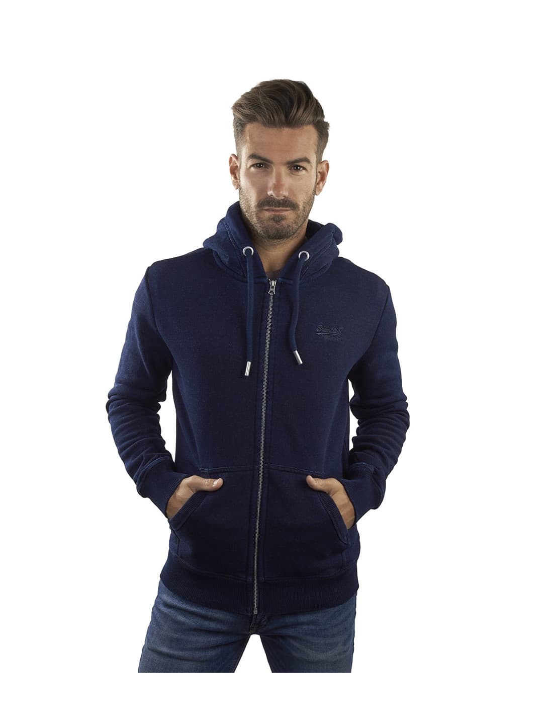 Sweat-shirt SUPERDRY à logo vintage brodé 1