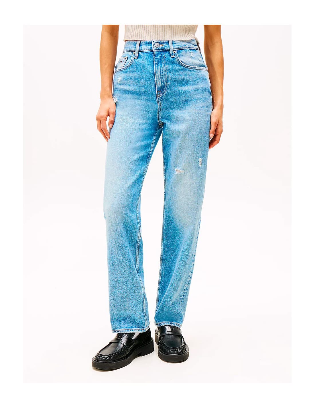 TOMMY HILFIGER DW0DW20013 - Jean droit 1