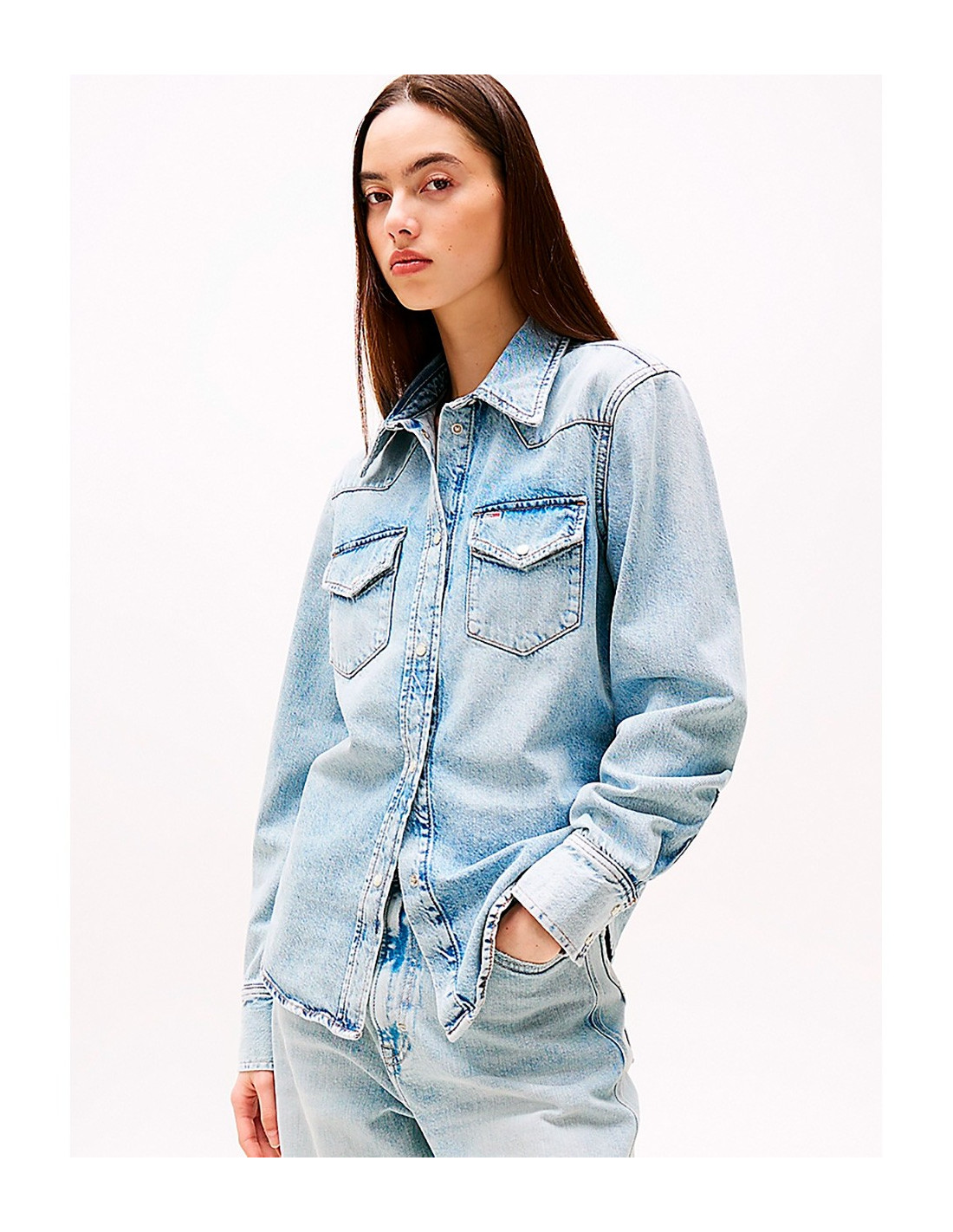 Chemise en jean TOMMY HILFIGER DW0DW21416 1