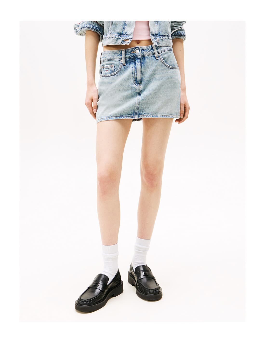 Jupe en jean TOMMY HILFIGER DW0DW20133 1