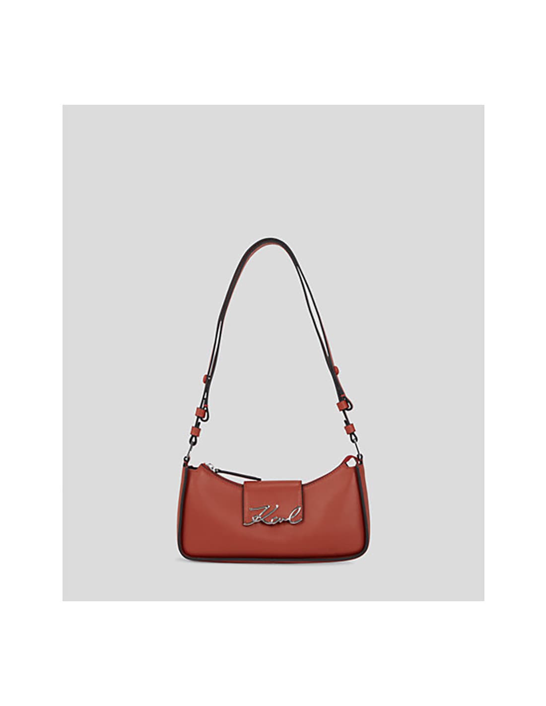 Sac KARL LAGERFELD Signature Sm à fermeture éclair 1