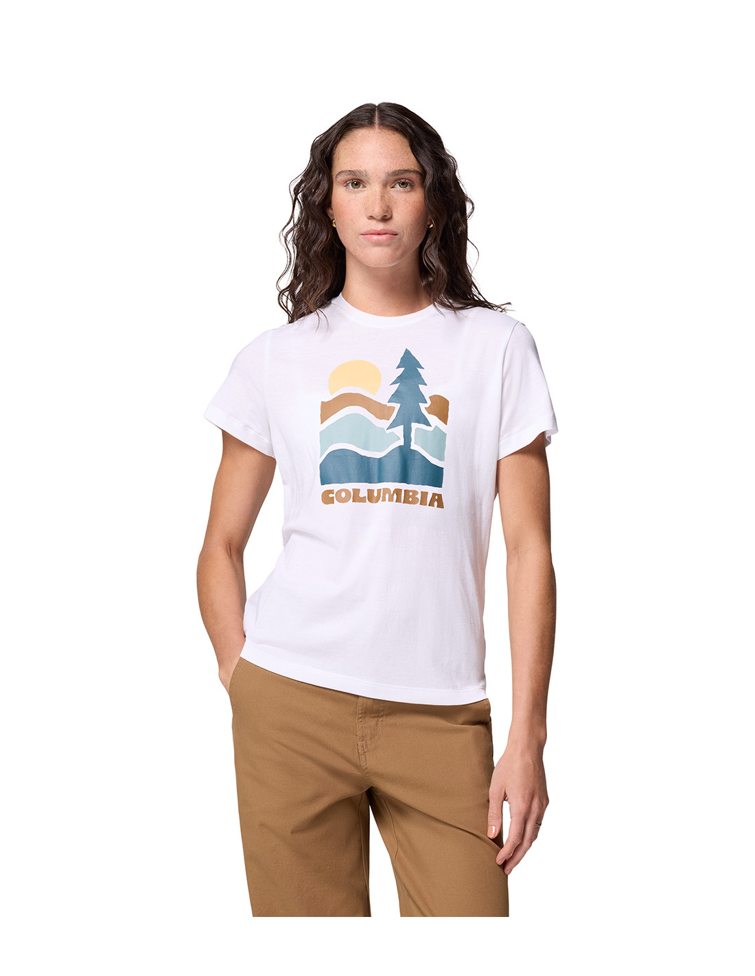 T-shirt à manches courtes ajustées à motif graphique Columbia Ruby Springs 2