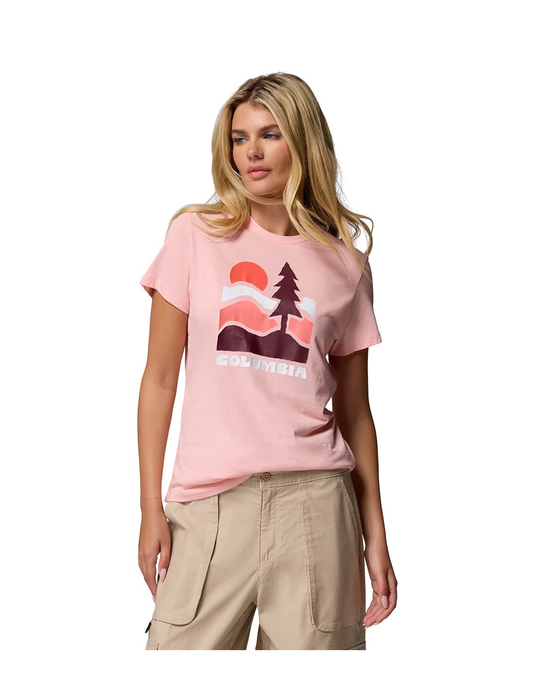 T-shirt à manches courtes ajustées à motif graphique Columbia Ruby Springs 4