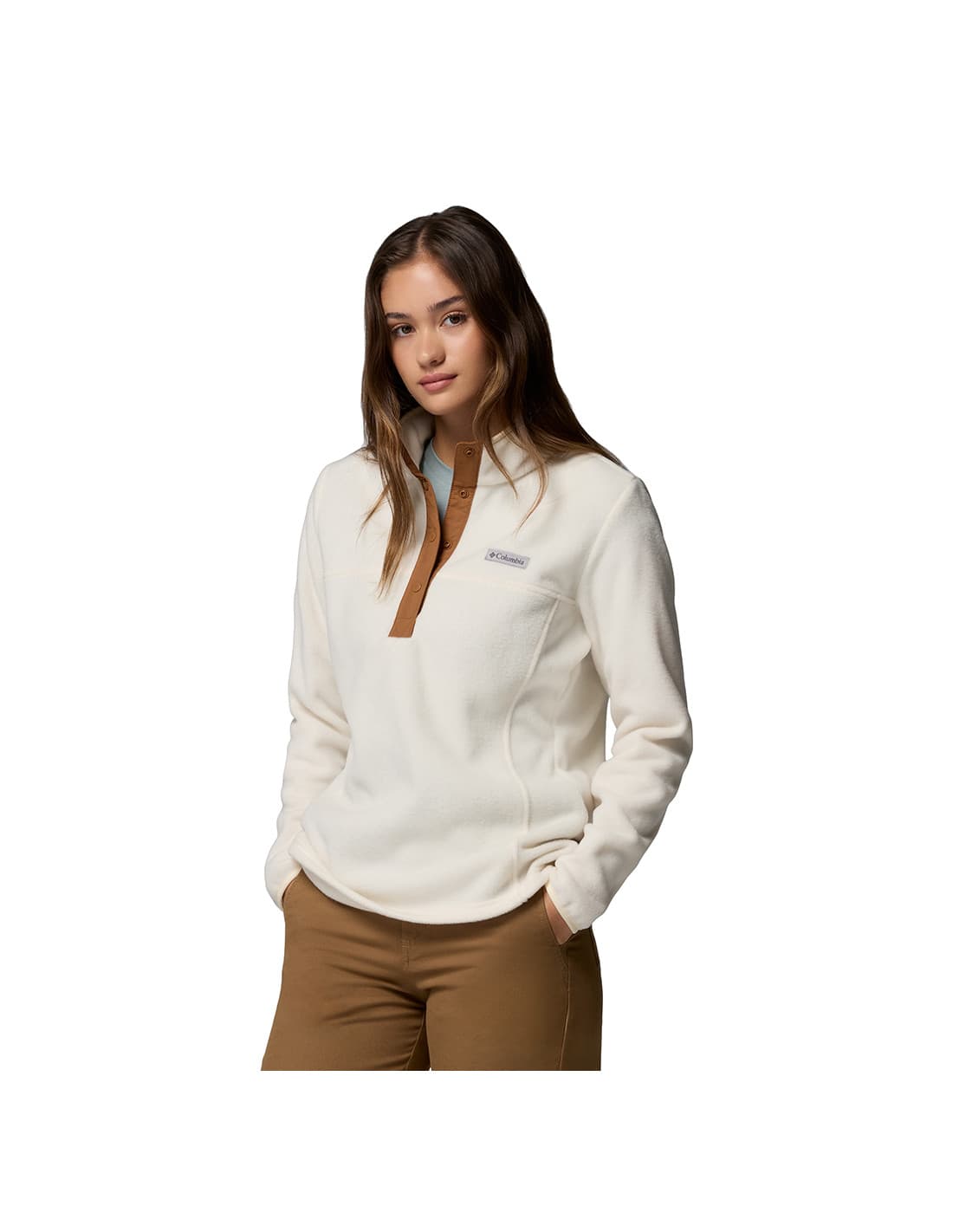 Pull polaire COLUMBIA Benton Springs à demi-boutonnage II 1