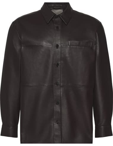 Veste en cuir CALVIN KLEIN LV04LE411G 1