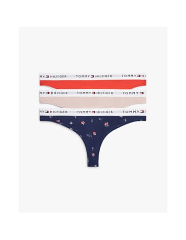 TOMMY HILFIGER UW0UW05530 - Lot de 3 tongs 1