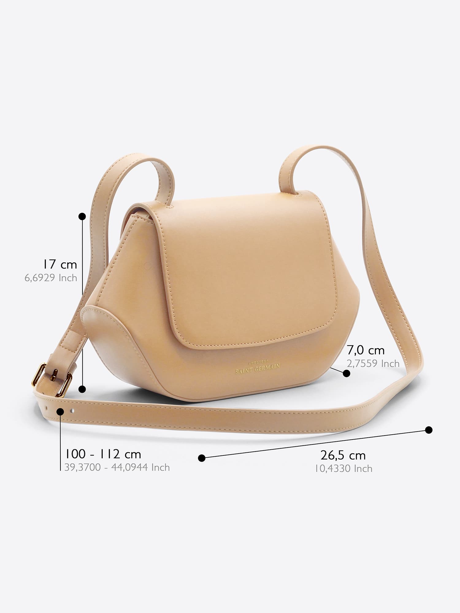 Sac Bandoulière SAINT GERMAIN 17
