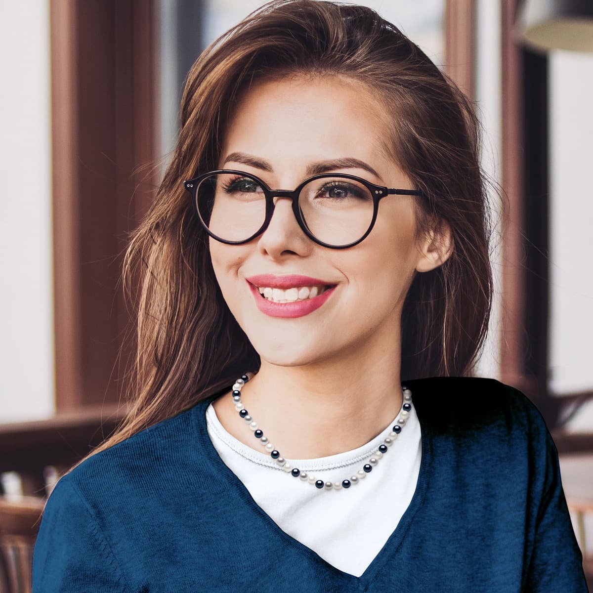 Collier Véritables Perles d'Eau Douce Rondes 6-7 mm — Argent 925 Millièmes — 42 cm 2
