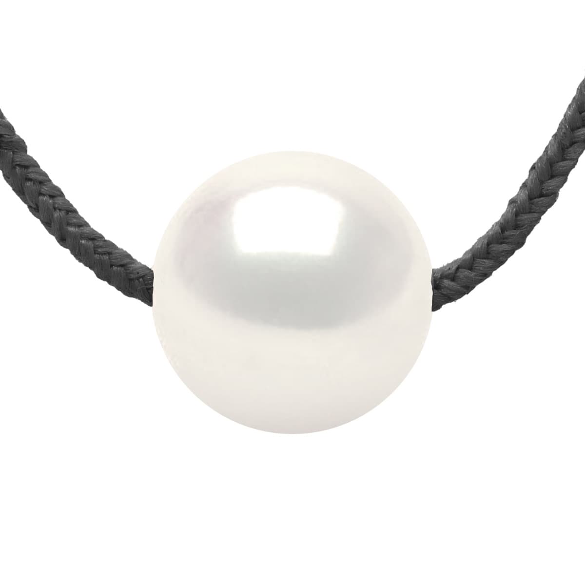 Collier Perles d'Eau Douce Rondes 10-11 mm — Argent 925 Millièmes — 42 cm 1
