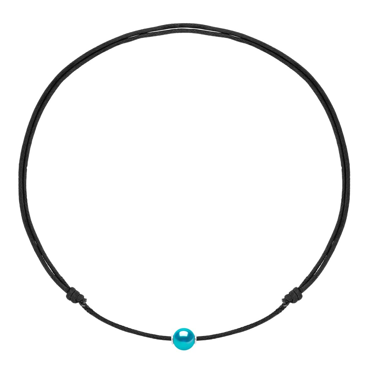 Collier Véritable Perle de Culture d'Eau Douce Ronde 10-11 mm — Argent 925 Millièmes — 50 cm — Homme 1