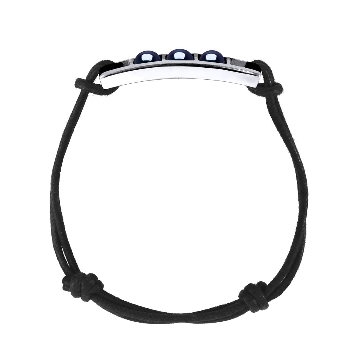 Bracelet Véritables Perles d'Eau Douce Boutons 5-6 mm — Argent 925 Millièmes — 25 cm — Homme 1
