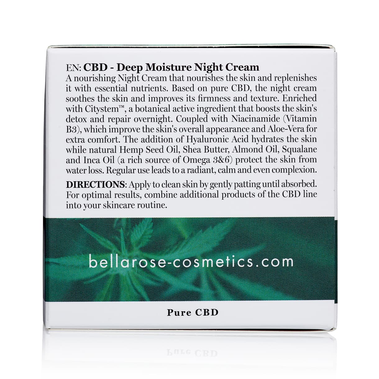 Crème de nuit hydratation profonde CBD 5