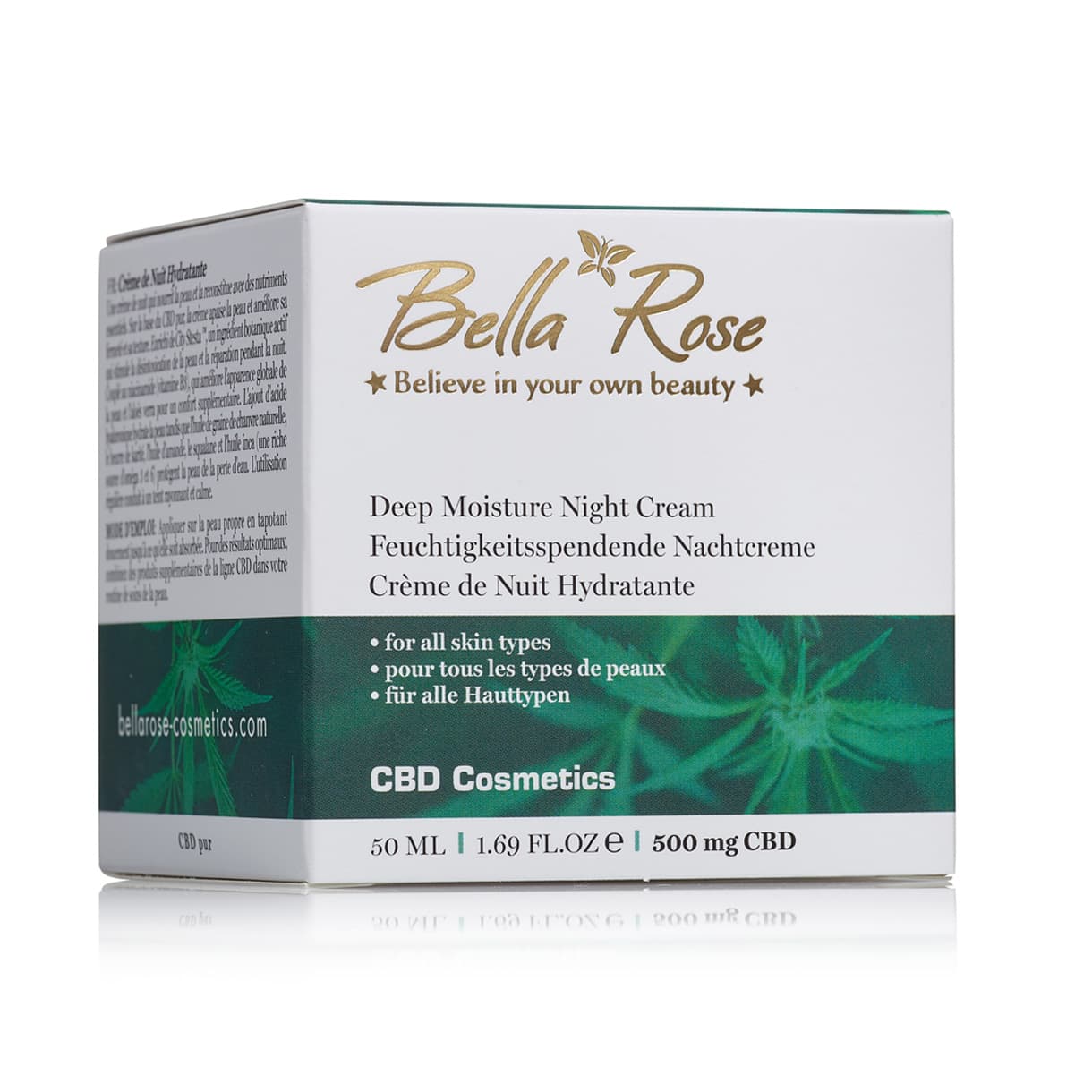 Crème de nuit hydratation profonde CBD 2