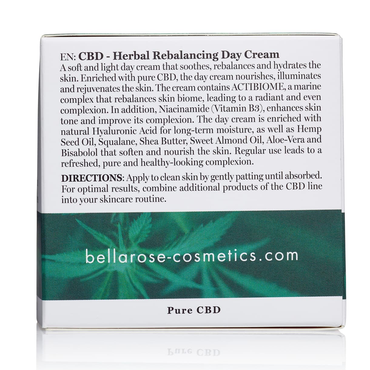 Crème de jour rééquilibrante Herbal CBD 5