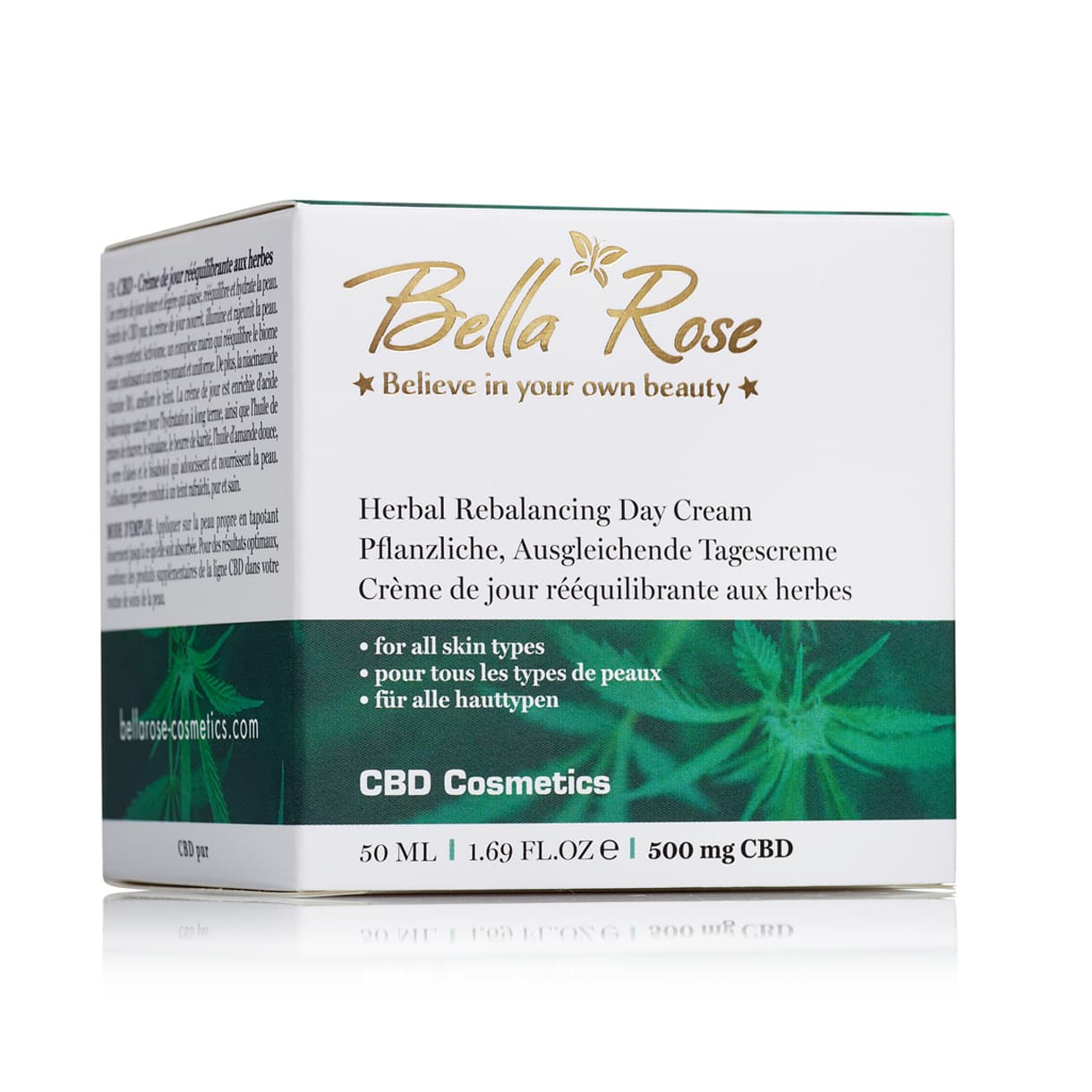 Crème de jour rééquilibrante Herbal CBD 2