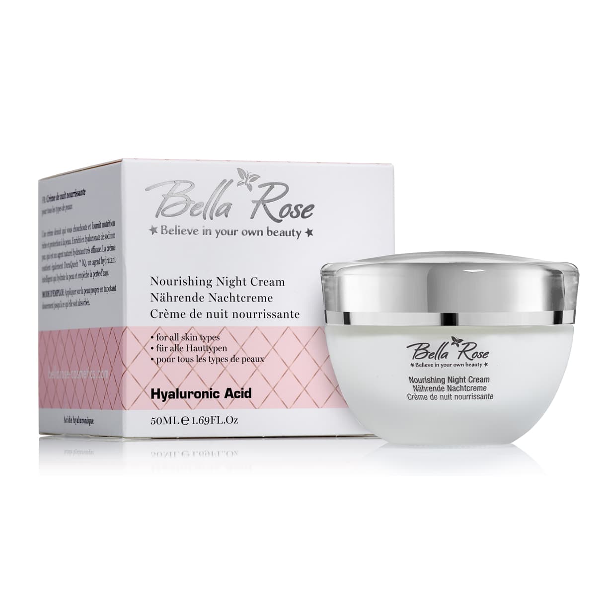 Crème de nuit nourrissante à l'acide hyaluronique 1