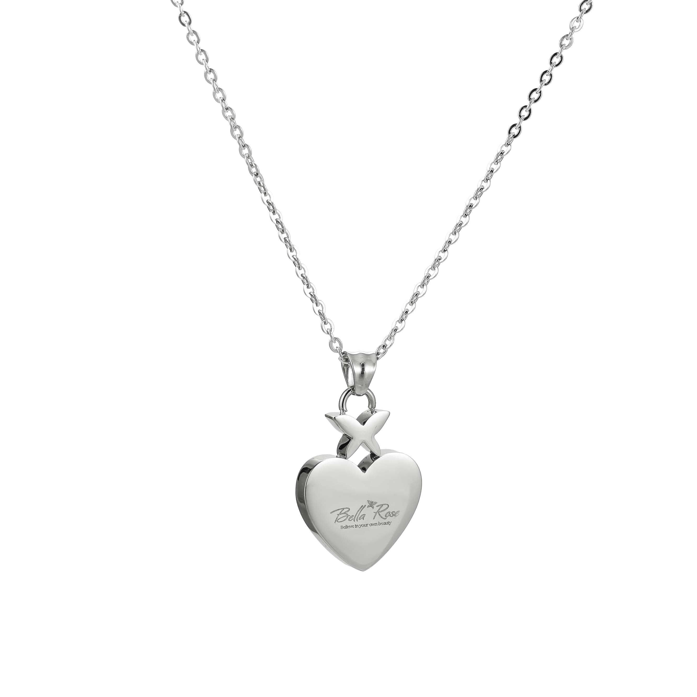 Collier Bellarose Perfume — Cœur & Papillon (Zirconium) 3