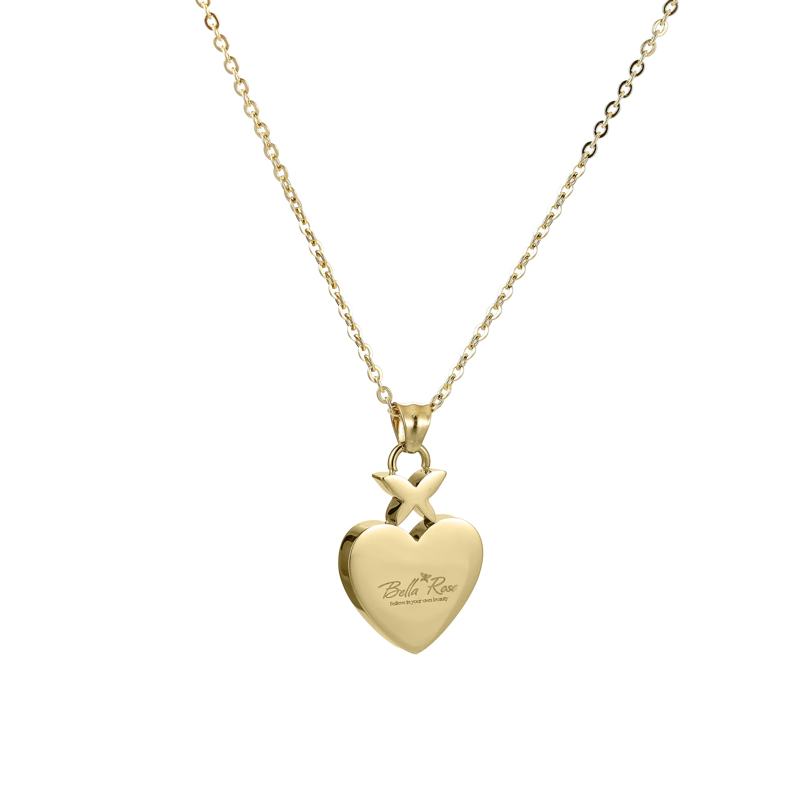 Collier Bellarose Perfume — Cœur & Papillon (Zirconium) 6