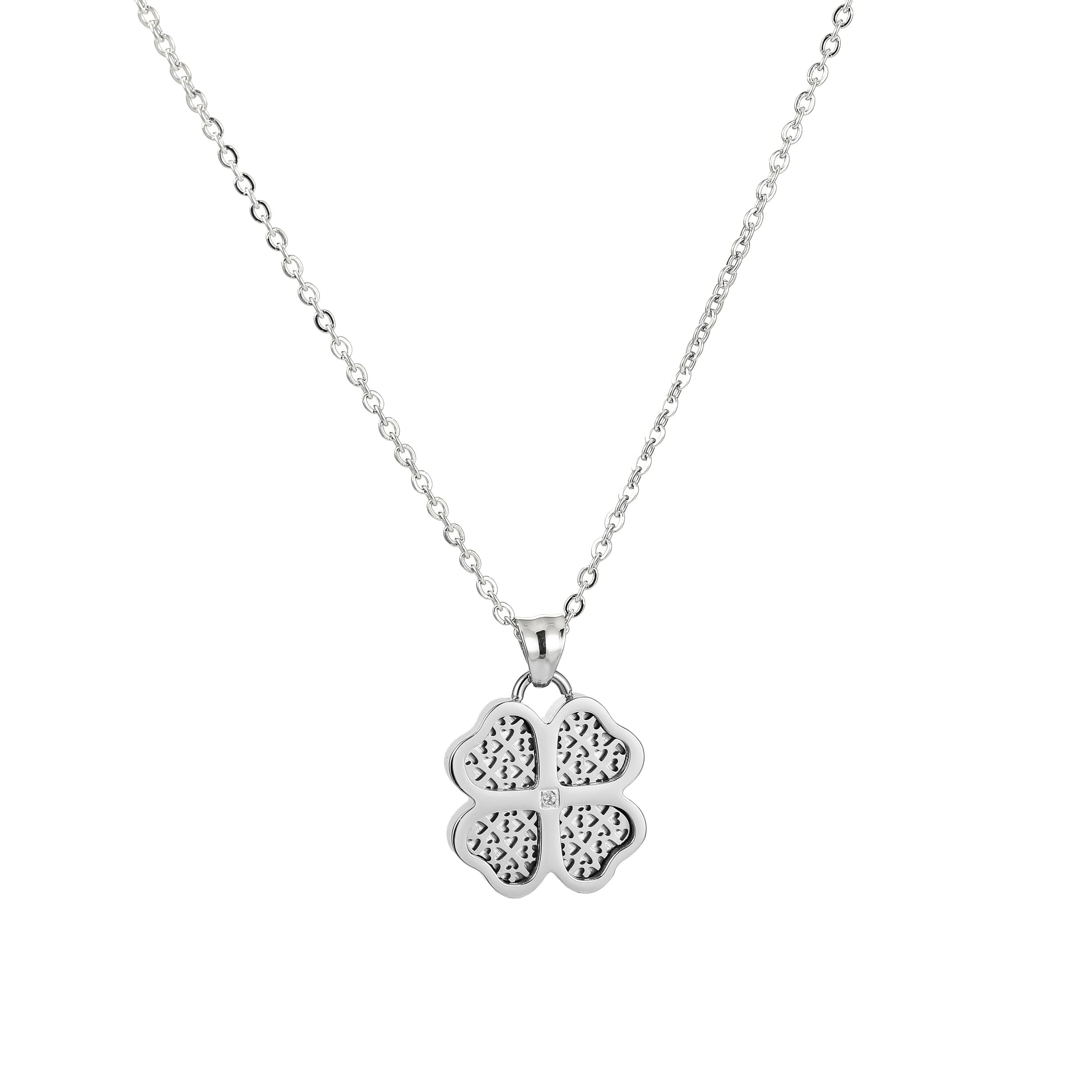 Collier Bellarose Perfume — Trèfle Porte-bonheur (Zirconium) 1