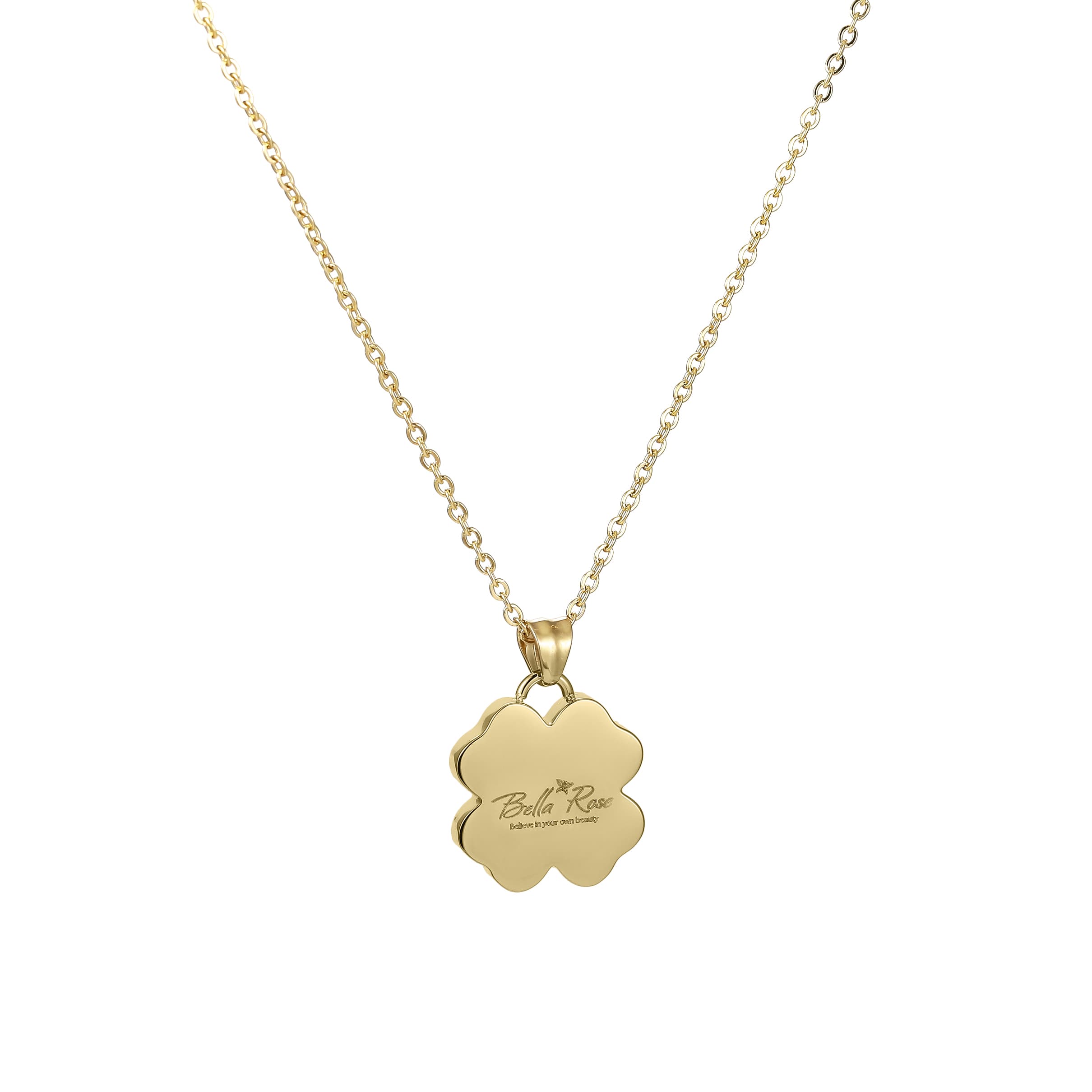 Collier Bellarose Perfume — Trèfle Porte-bonheur (Zirconium) 6