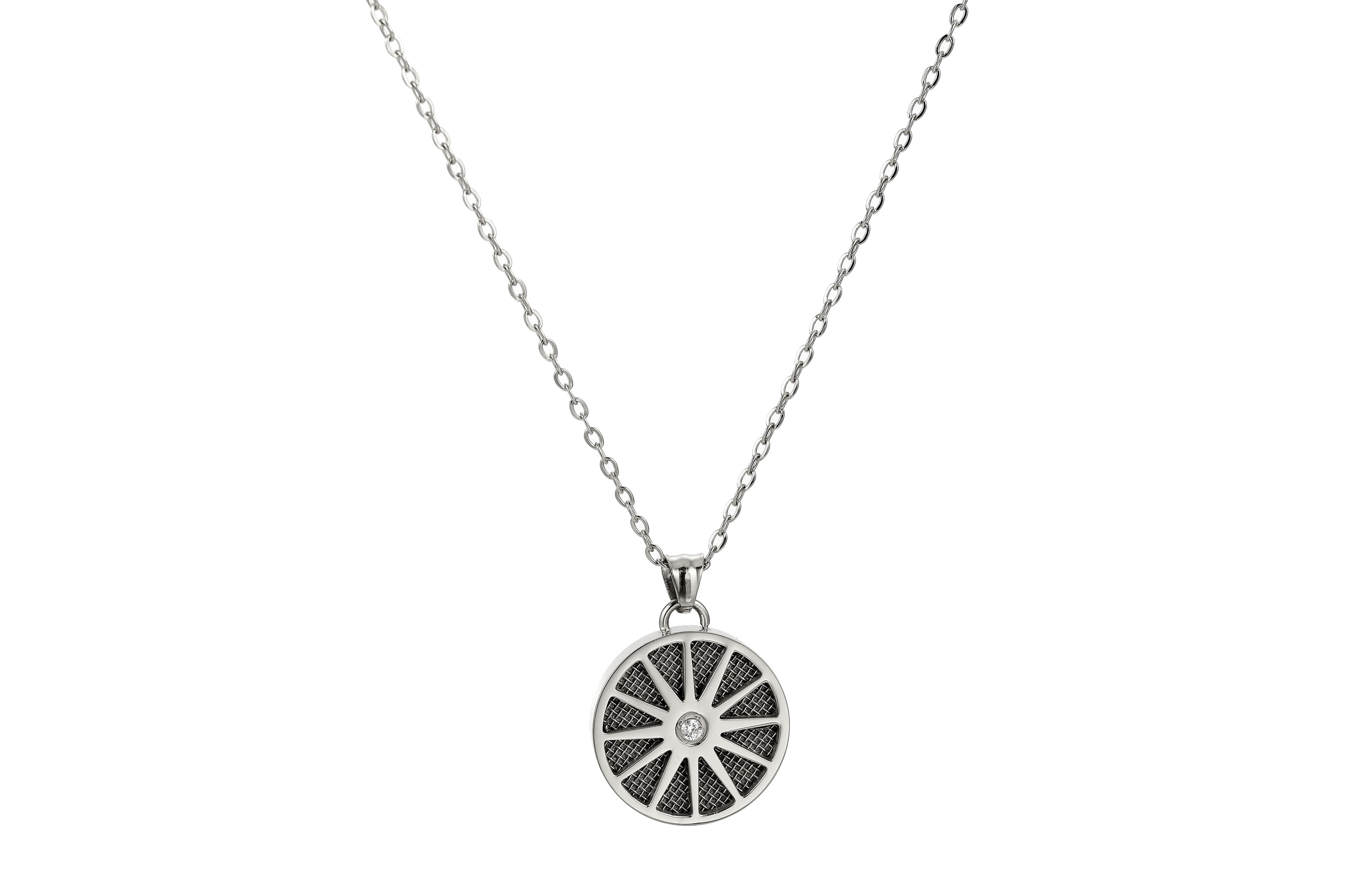 Collier Bellarose Perfume — Zirconium Rond 1