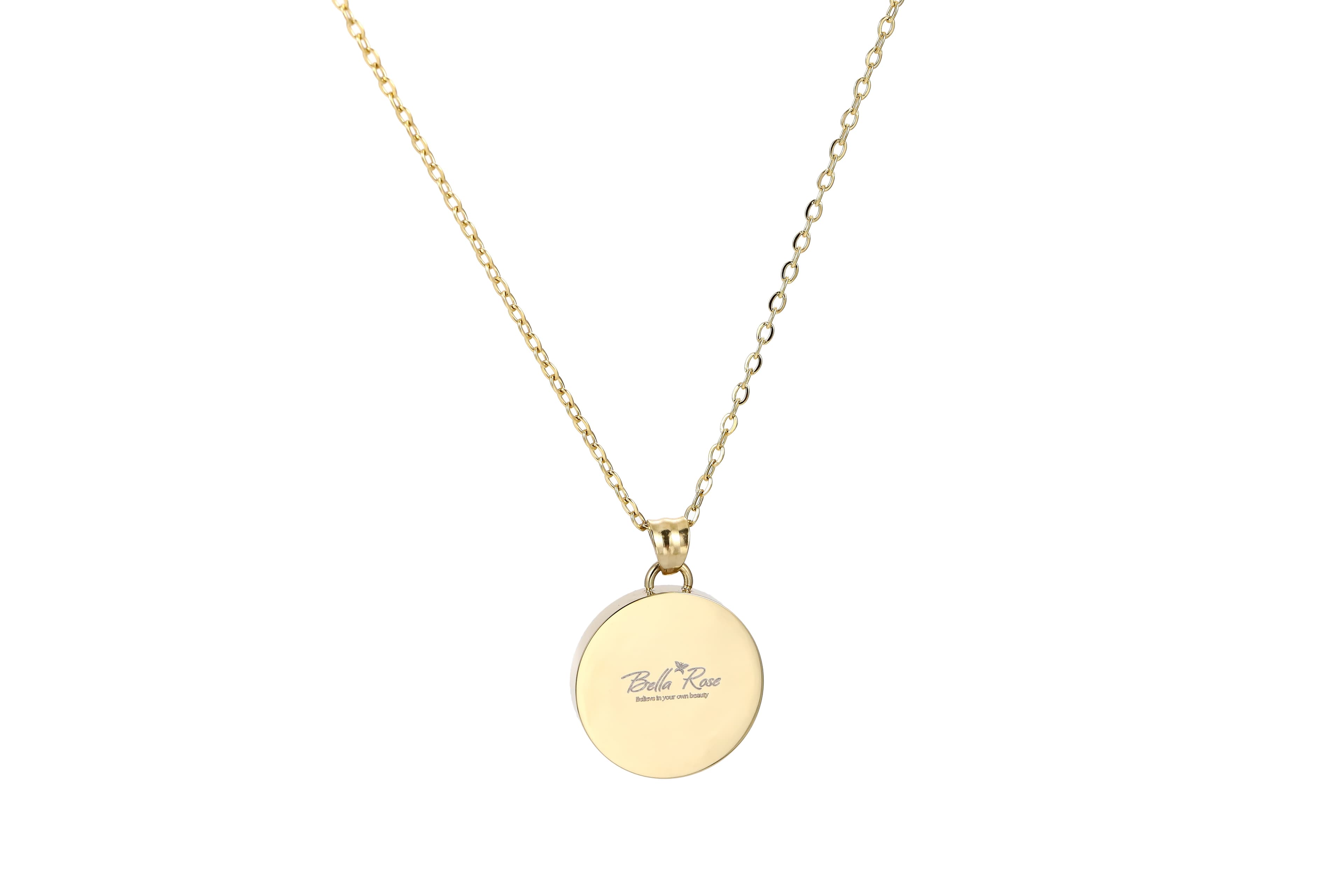 Collier Bellarose Perfume — Zirconium Rond 5