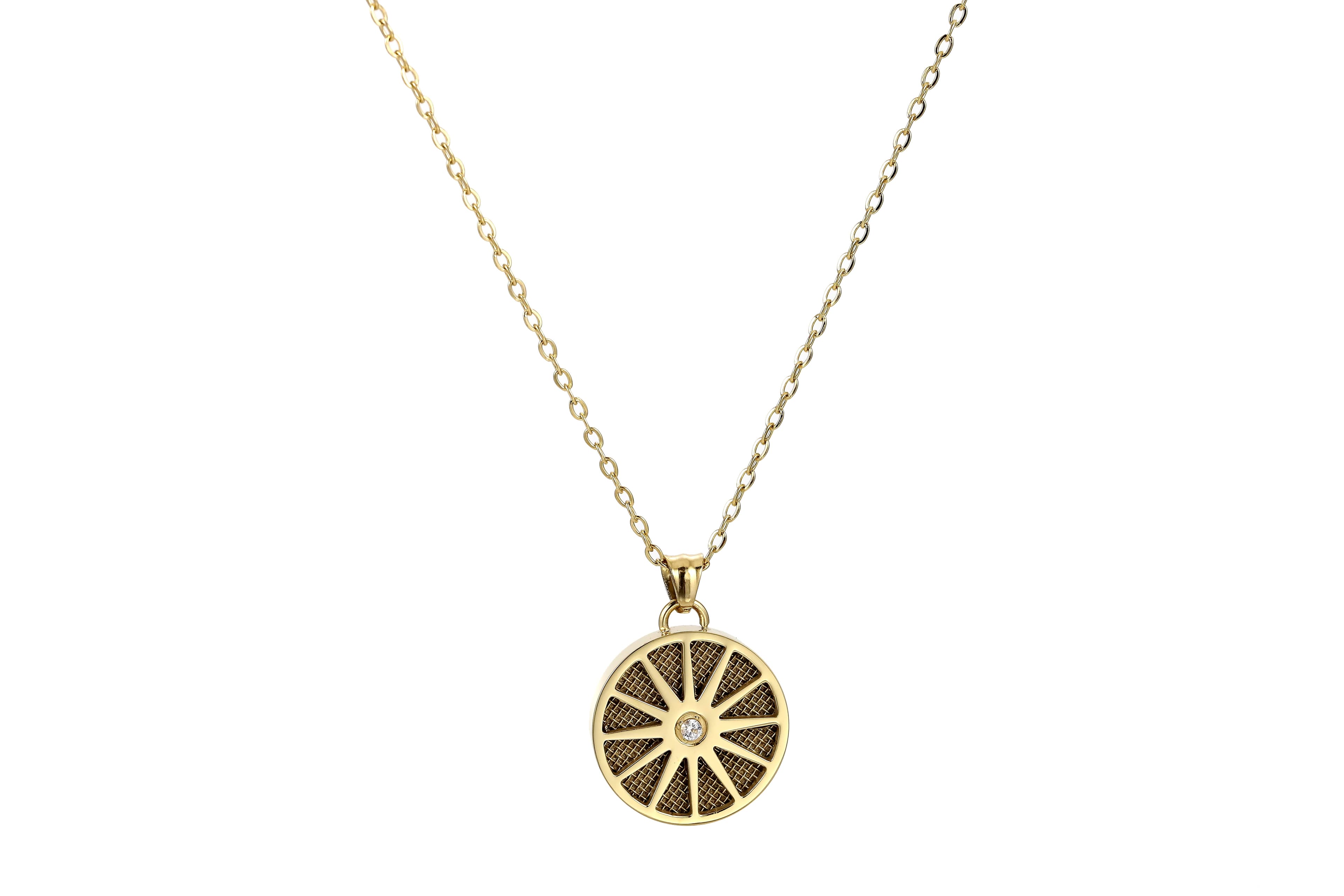 Collier Bellarose Perfume — Zirconium Rond 4