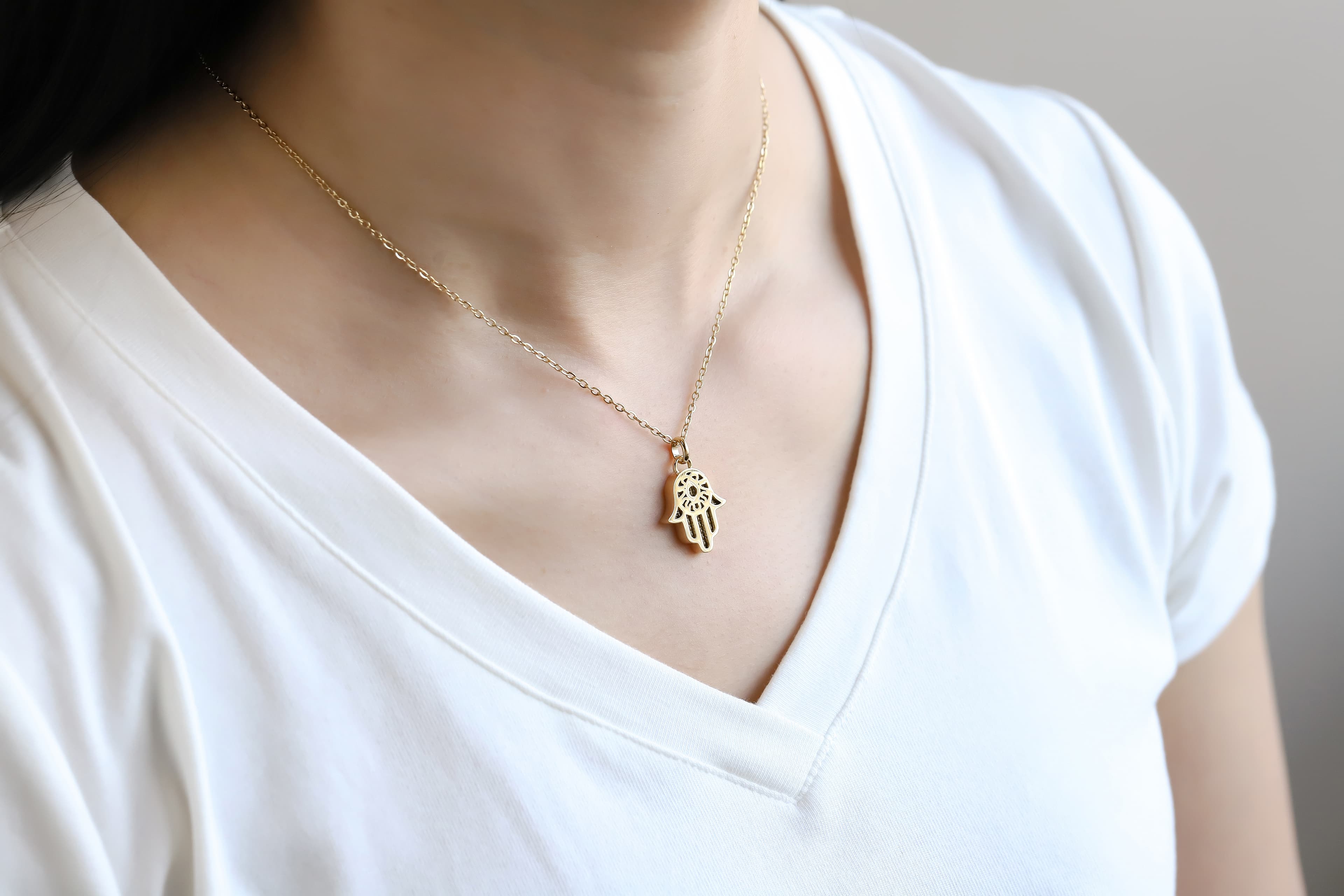 Collier Bellarose Perfume — Main de Fatma 6
