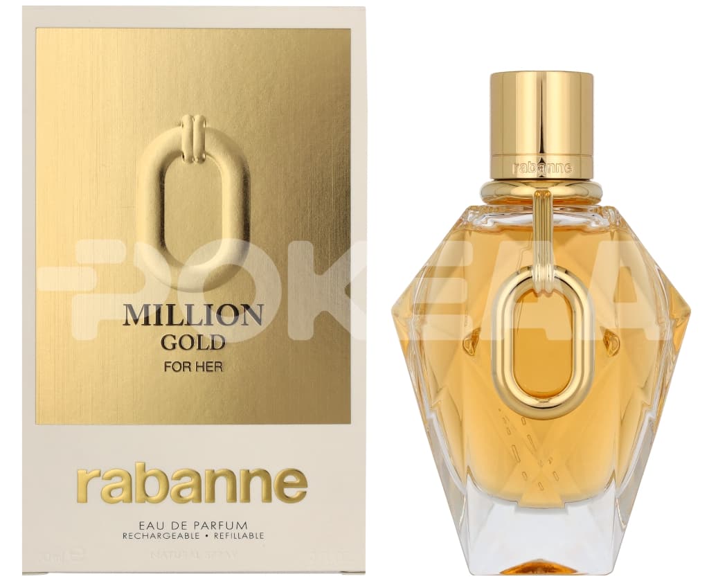 Paco Rabanne Million Gold For Her Edp Spray 90ml - Refillable 1