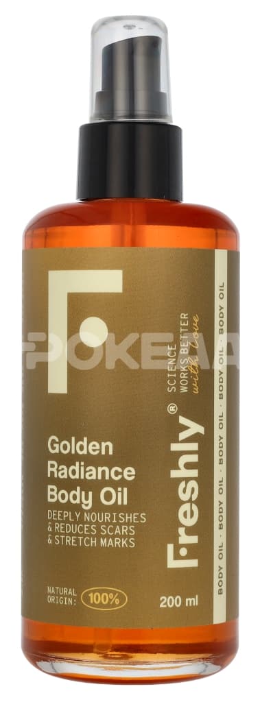 Freshly Cosmetics Golden Radiance Body Oil 200ml 1