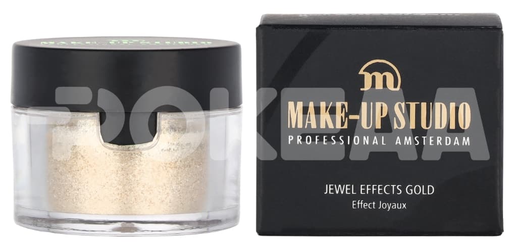 Make-Up Studio Jewel Effects Gold Glitter Eyeshadow 4g 1