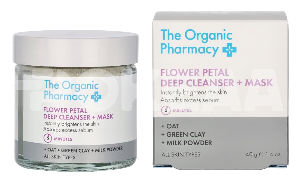 The Organic Pharmacy Flower Petal Deep Cleanser & Mask – 40 g 1