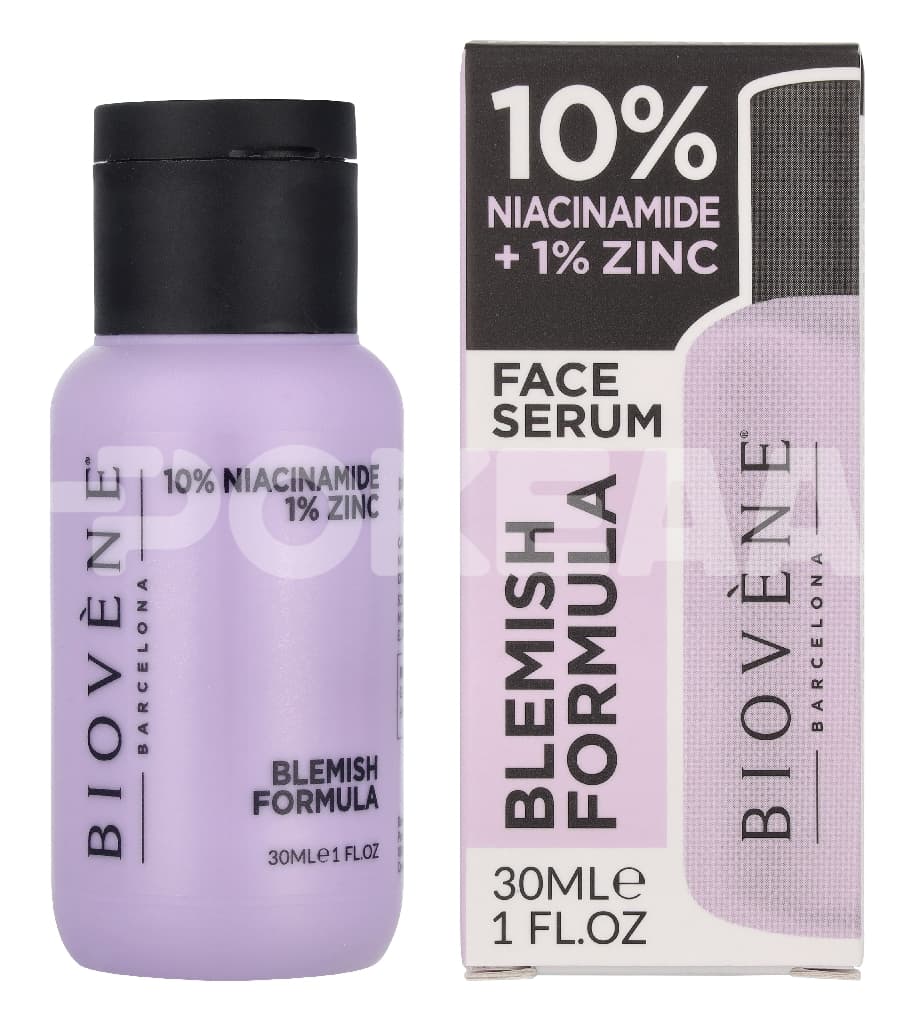 Biovene Blemish Formula 10% Niacinamide 1% Zinc Face Serum 30ml 1