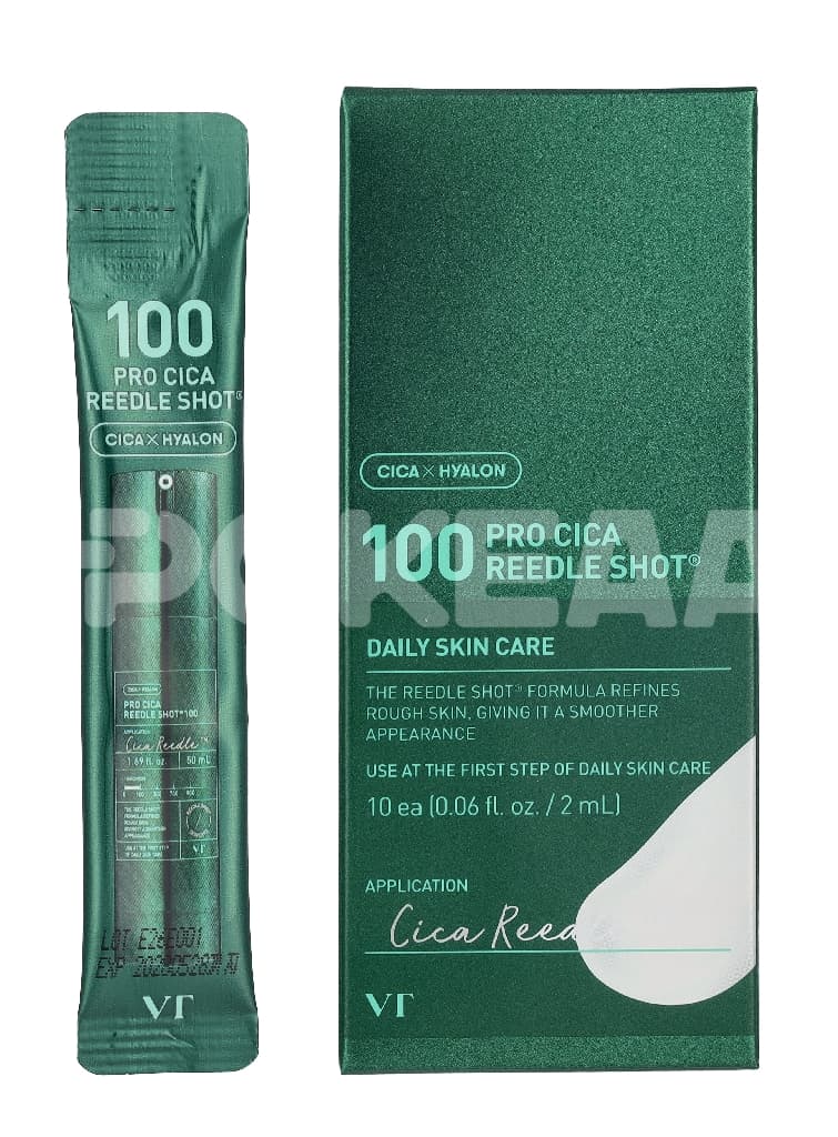 VT Cosmetics Cica Reedle Pro Cica Reedle Shots 20ml - 2ml x 10 sticks 1