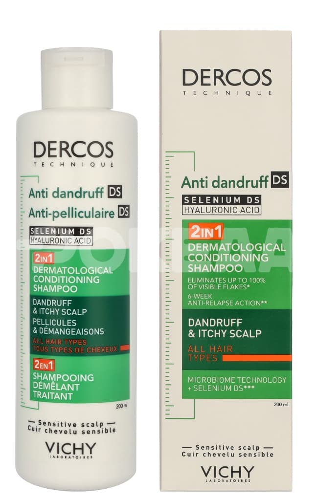 Vichy Dercos Anti-Dandruff 2 In 1 Shampoo 200ml 1