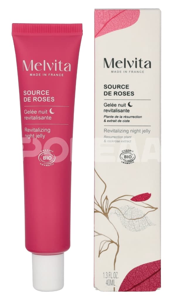 Melvita Source De Roses Revitalizing Night Gel 40ml 1