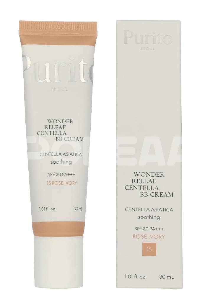 Purito Seoul Wonder Releaf Centella BB Cream SPF30 PA+++ 30ml - #15 Rose Ivory 1