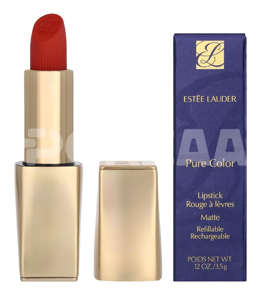 E.Lauder Pure Color Matte Refillable Lipstick 3.5g - #666 Captivated 1