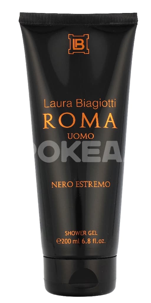 Laura Biagiotti Roma Uomo Nero Estremo Shower Gel 200ml 1