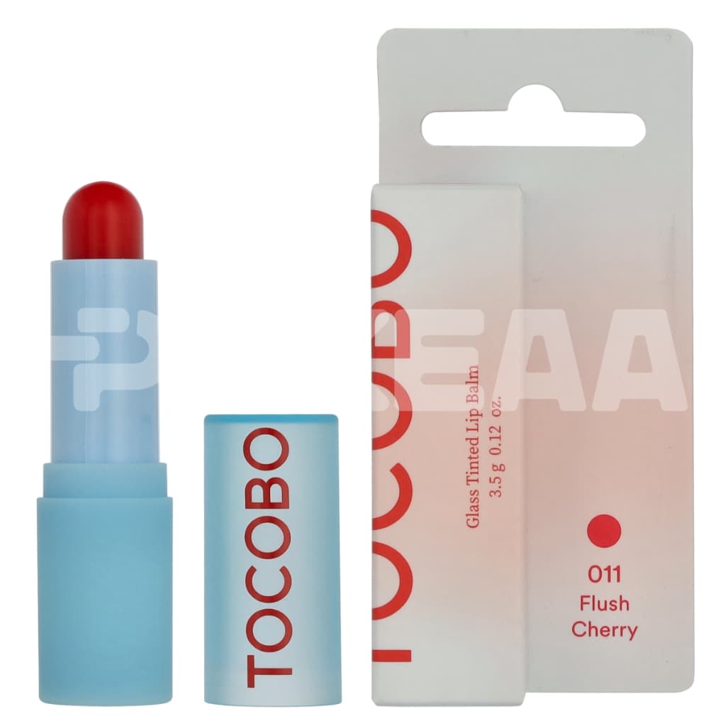 Tocobo Glass Tinted Lip Balm 3.5g - # 011 Flush Cherry 1