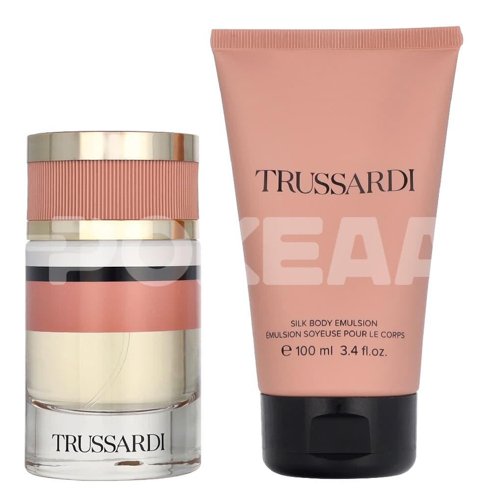 Trussardi New Feminine Contemporary Giftset 160ml - Edp Spray 60ml/Body Emulsion 100ml 2