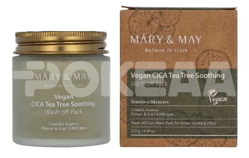Mary & May Cica Tea Tree Soothing Wash Off Pack 125g 1