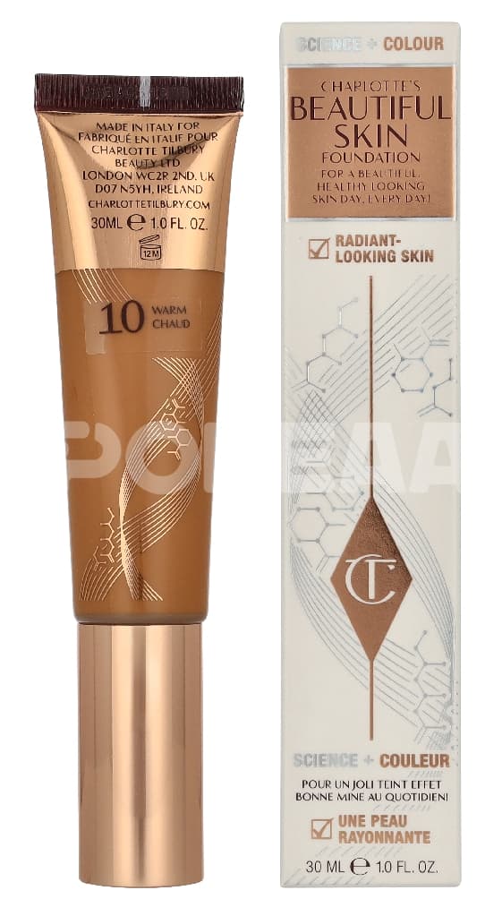 Charlotte Tilbury Beautiful Skin Foundation 30ml - #10 Warm 1