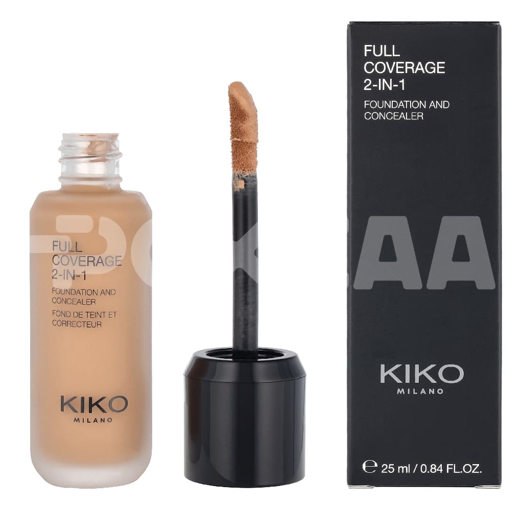 Kiko Milano Full Coverage 2 In 1 Foundation & Concealer 25ml - N65 1