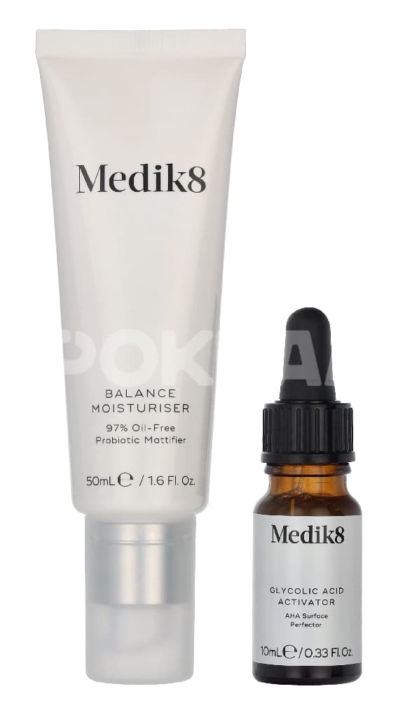 Medik8 Balance Moisturiser & Glycolic Acid Activator 60ml - Balance Moisturise 50ml/Glycolic Acid Activator 10ml 2